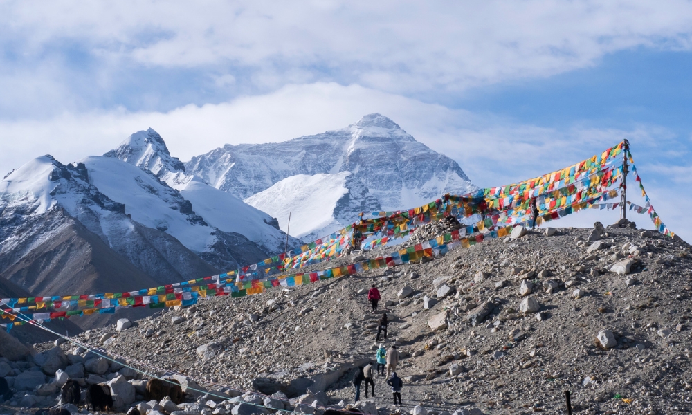 North Everest Base Camp in Tibet